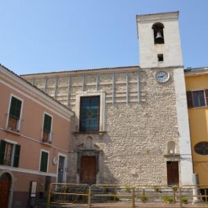 Chiesa di San Giovanni Battista a Castelli nella Valle Siciliana del Gran Sasso a Teramo in Abruzzo