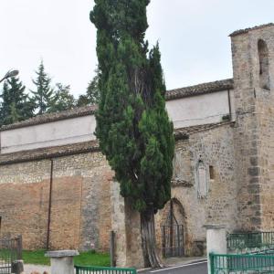 Chiesa di San Giorgio ad Ornano nel comune di Colledara nella Valle Siciliana del Gran Sasso a Teramo in Abruzzo