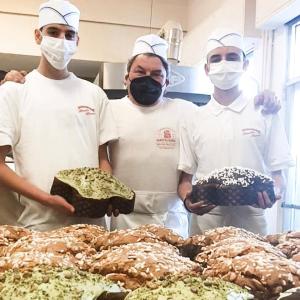 staff panificio Panetta Romeo a Isola Del Gran Sasso in Abruzzo