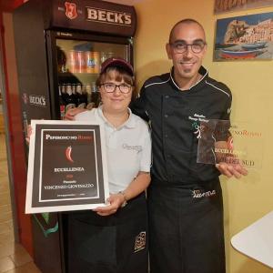 titolari pizzeria rosticceria Delizie Del Sud a Colledara di Teramo