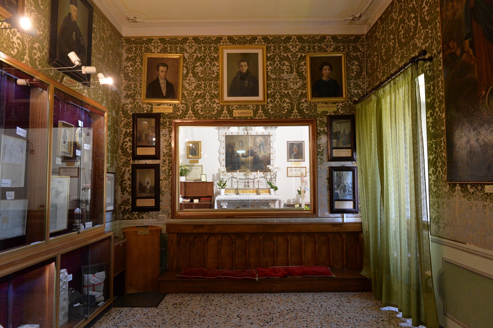 basilica di San Gabriele dell'Addolarata nel comune di Isola del Gran Sasso a Teramo in  Abruzzo del Gran Sasso D'Italia