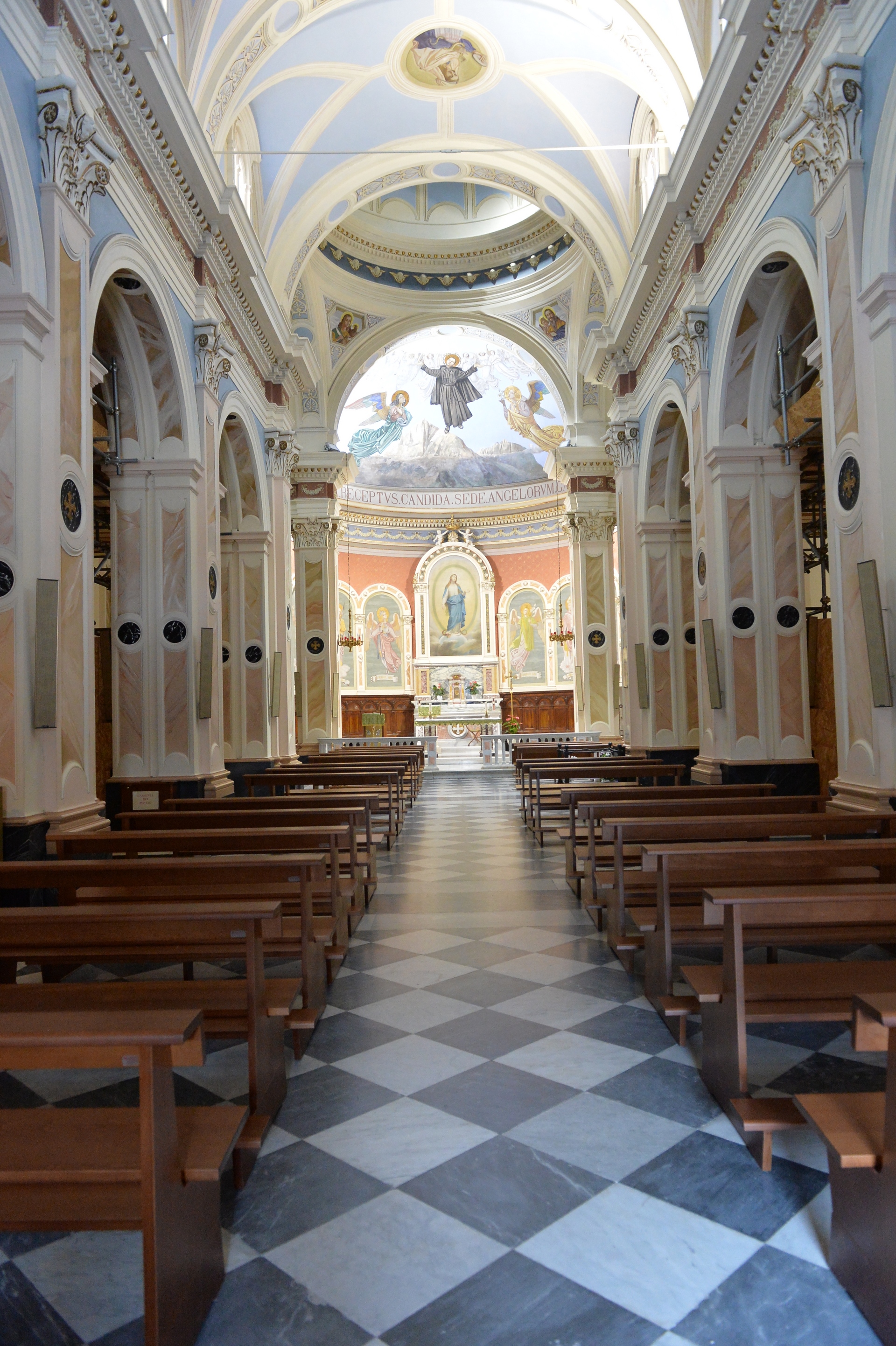 basilica di San Gabriele dell'Addolarata nel comune di Isola del Gran Sasso a Teramo in  Abruzzo del Gran Sasso D'Italia