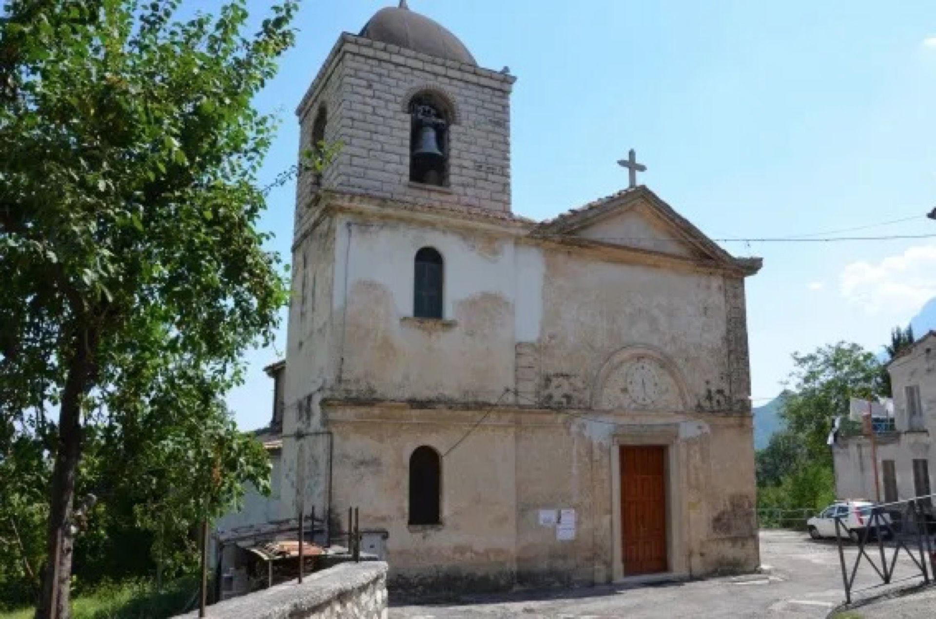 Vista Della Chiesa Del Borgo Incantato Di San Pietro Nella Valle Siciliana