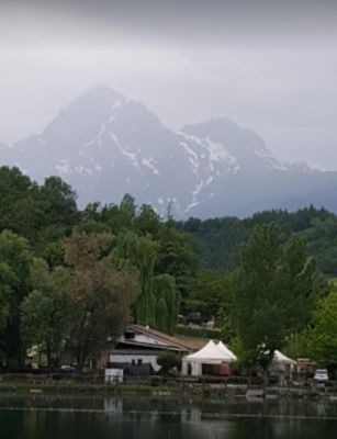 panorama agriturismo Gran Sasso sul Lago di Corazzano Castel Castagna di Teramo