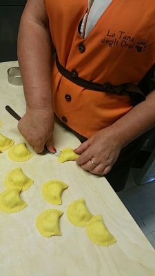 ravioli ristorante trattoria La Tana Degli Orsi a Forca Di Valle a Isola Del Gran Sasso