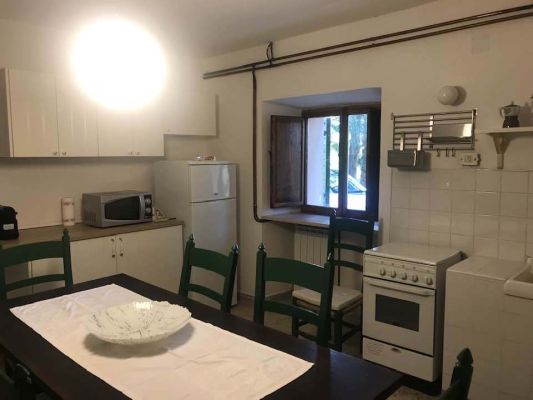 cucina casa vacanza Il Casale Del Re a Castelli di Teramo