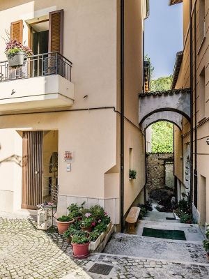 esterno Bed and Breakfast Un Tempo in Piazza a Isola del Gran Sasso a Teramo in Abruzzo