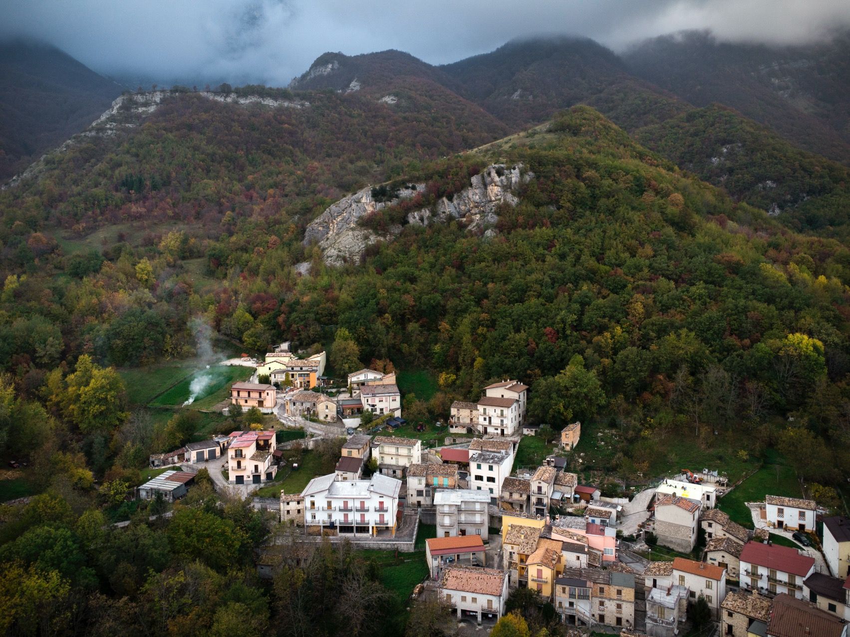 Panoramica Casale San Nicola Nella Valle Del Gran Sasso