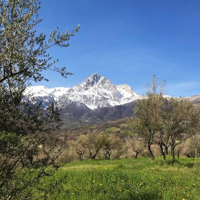 panorama frantoio Gran Sasso Isola Del Gran Sasso D'Italia in Abruzzo