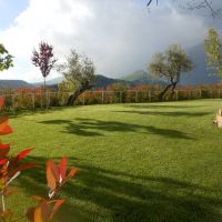 giardino ristorante Pina a Isola del Gran Sasso a Teramo in Abruzzo