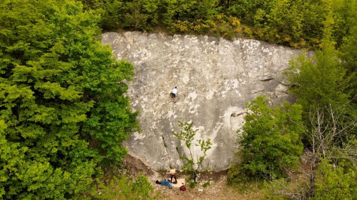 scalatori sullla Placca del Tecchiaiolo - Forca di Valle Gran Sasso D'Italia