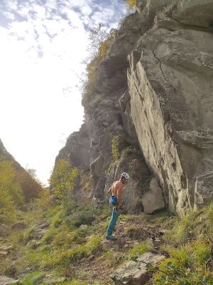 scalatore Placca del Tecchiaiolo - Forca di Valle Gran Sasso D'Italia