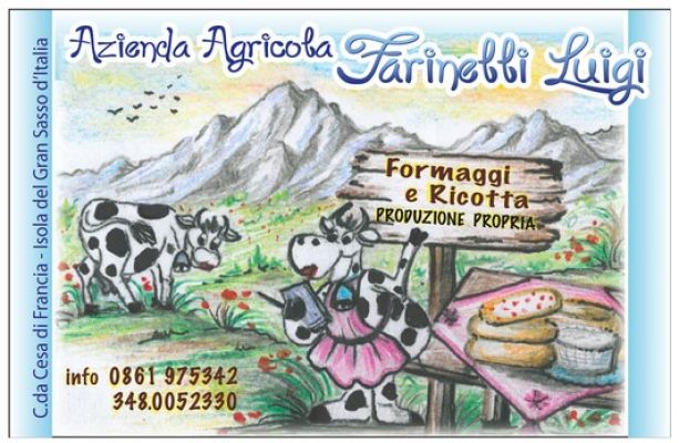 locandina ricotta calda Azienda Agricola Luigi Farinelli Isola Del Gran Sasso in Abruzzo