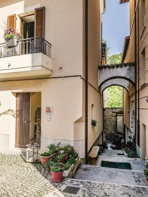 esterno Bed and Breakfast Un Tempo in Piazza a Isola del Gran Sasso a Teramo in Abruzzo