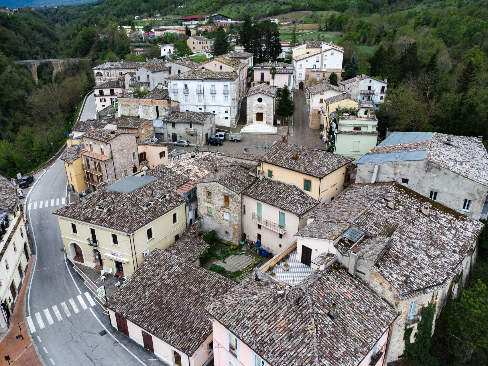 Centro Storico Di Tossicia uno dei Borghi Incantati in Abruzzo Nella Valle Del Gran Sasso