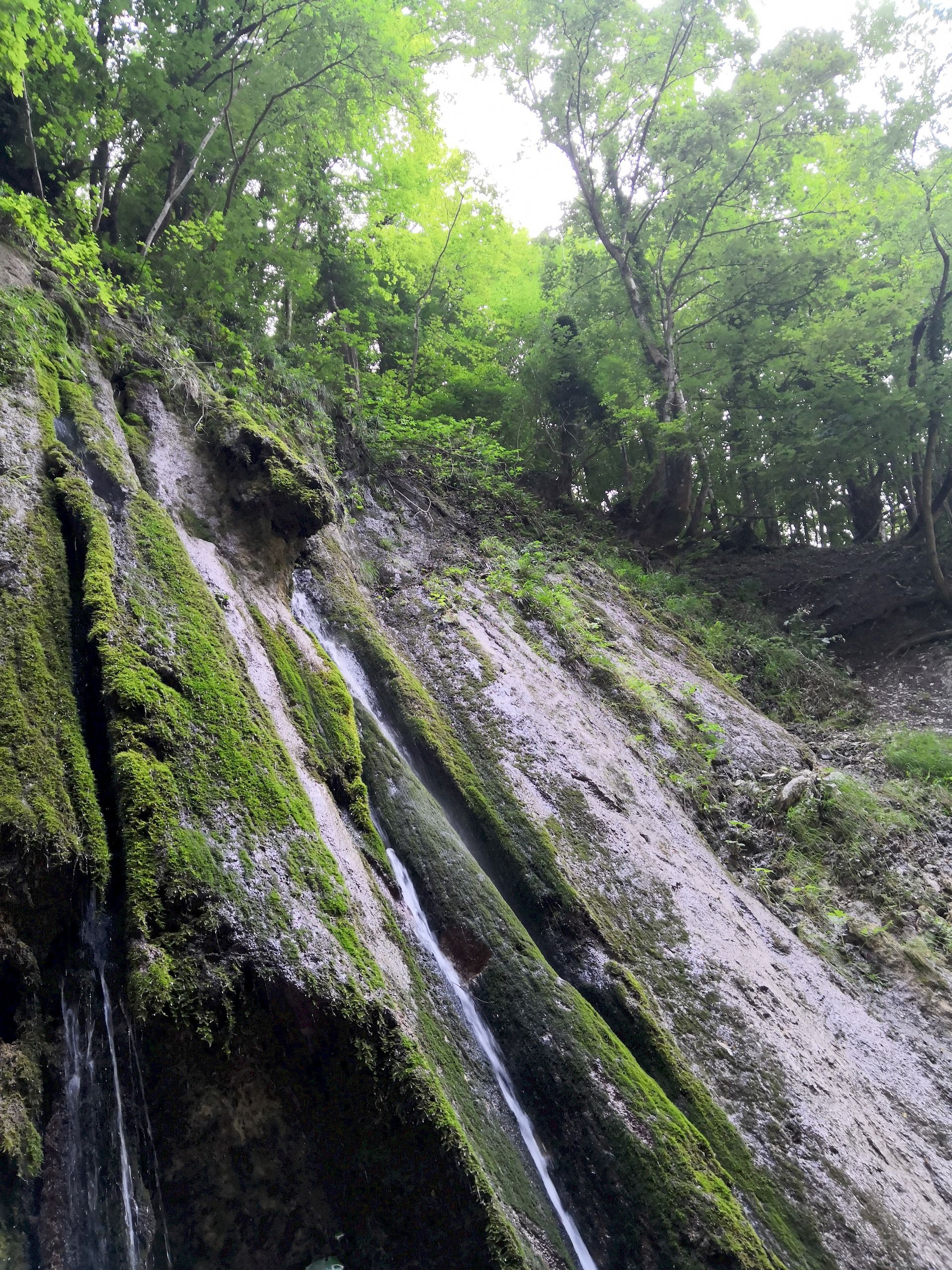 torrente di montagna seguendo l'acqua Gran Sasso D'Italia