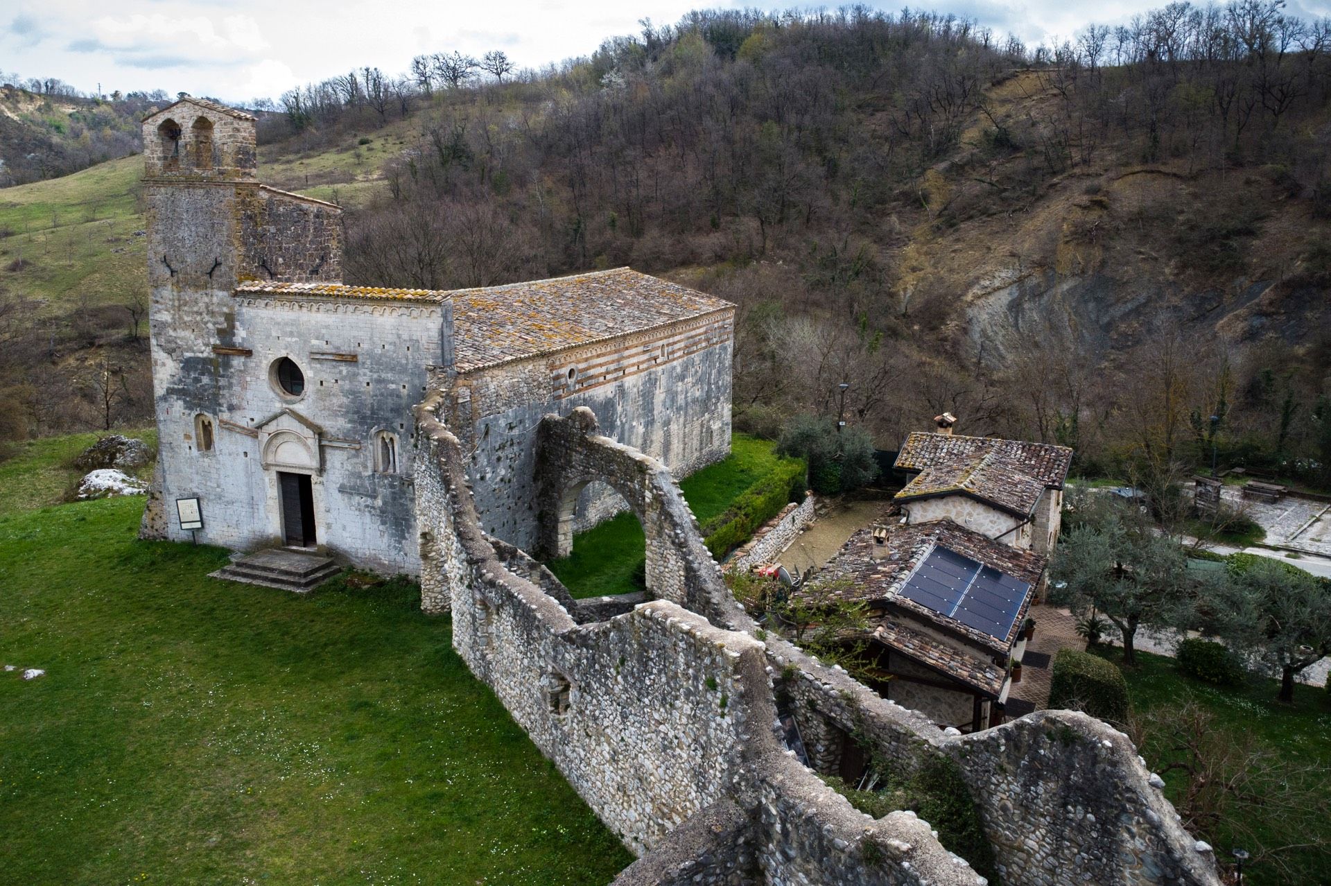 San Giovanni ad insulam visto dall'alto