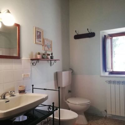 bagno casa vacanza Il Casale Del Re a Castelli di Teramo