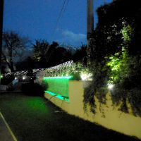 esterno di notte ristorante Pina a Isola del Gran Sasso a Teramo in Abruzzo