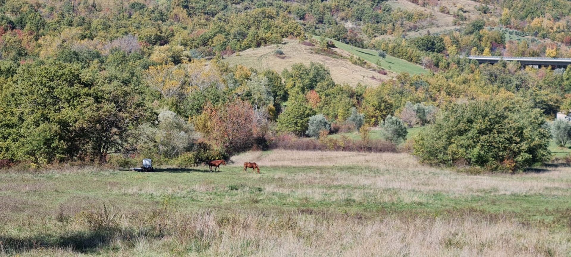 Panoramica Del Luogo Incantato Di Fondo Della Salsa Teramo Abruzzo Nella Valle Del Gran Sasso