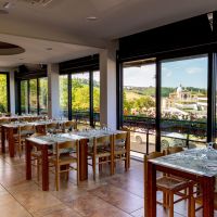 sala vista San Gabriele ristorante Pina a Isola del Gran Sasso a Teramo in Abruzzo